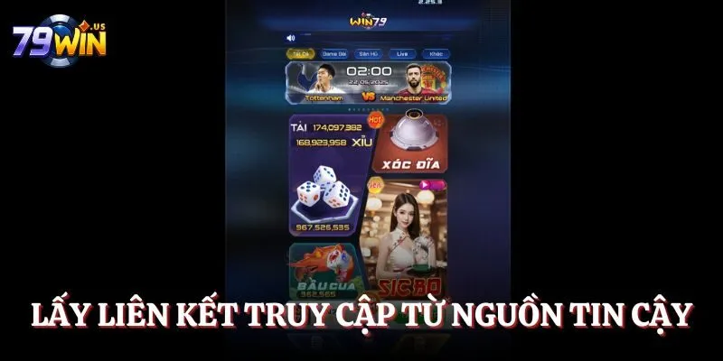 Lấy liên kết truy cập từ nguồn tin cậy